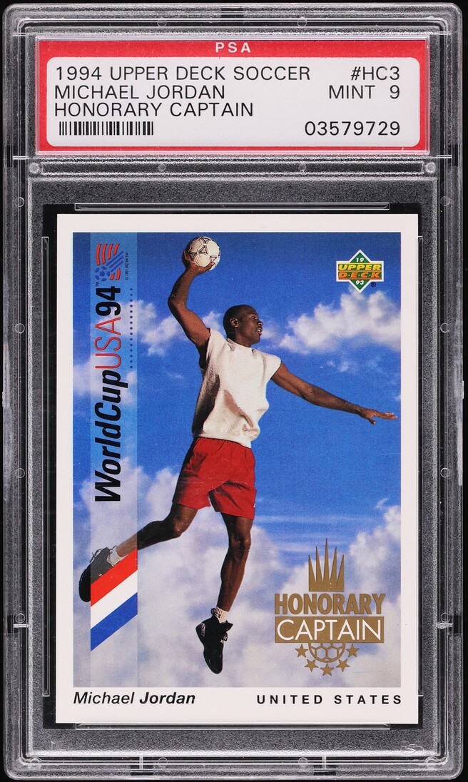 スポーツ選手 Michael Jordan SP PSA 9 1993 Upper Deck World Cup USA '94 Honorary Captain Michael Jordan