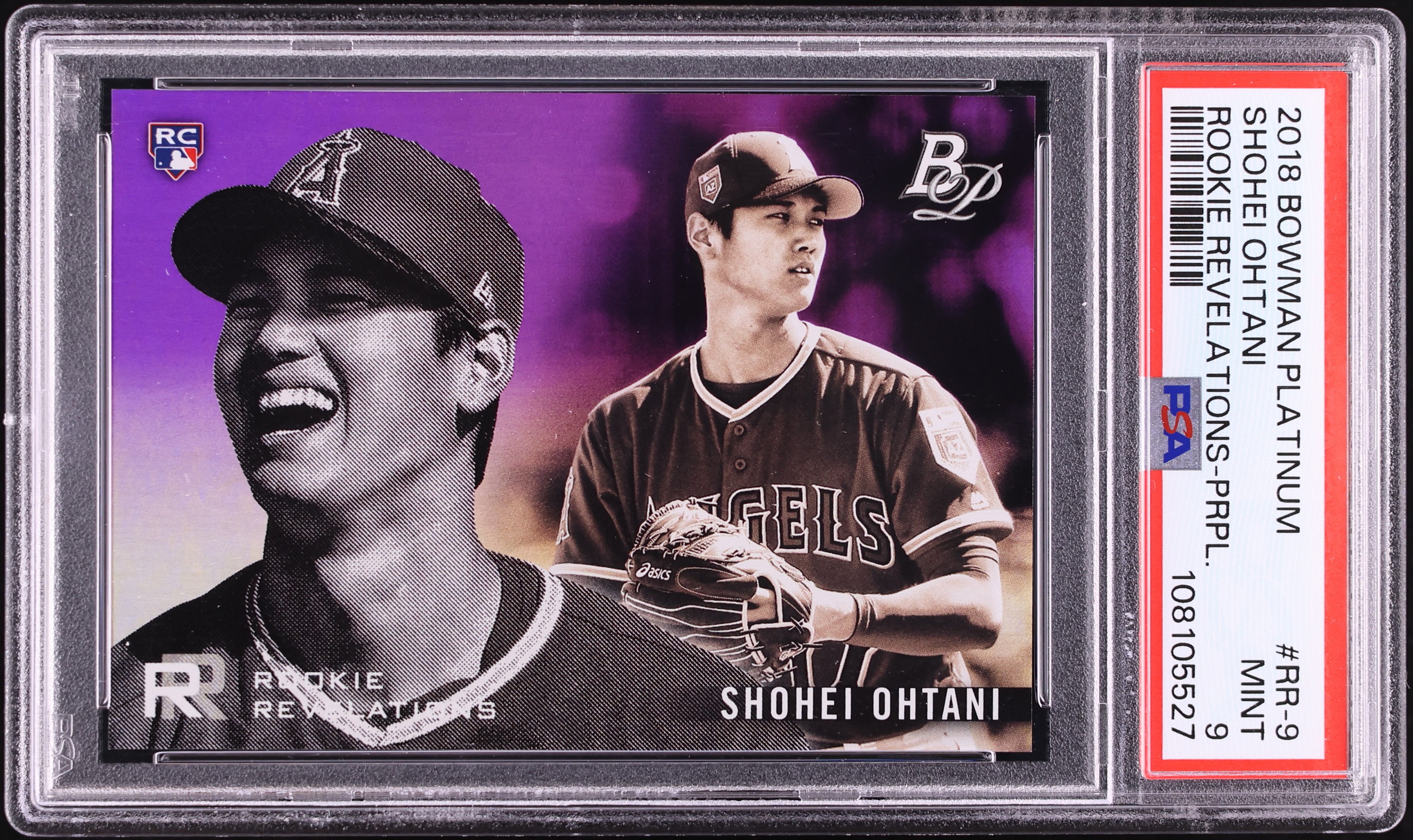 2018 Bowman Platinum Revelations Purple Shohei Ohtani ROOKIE /250