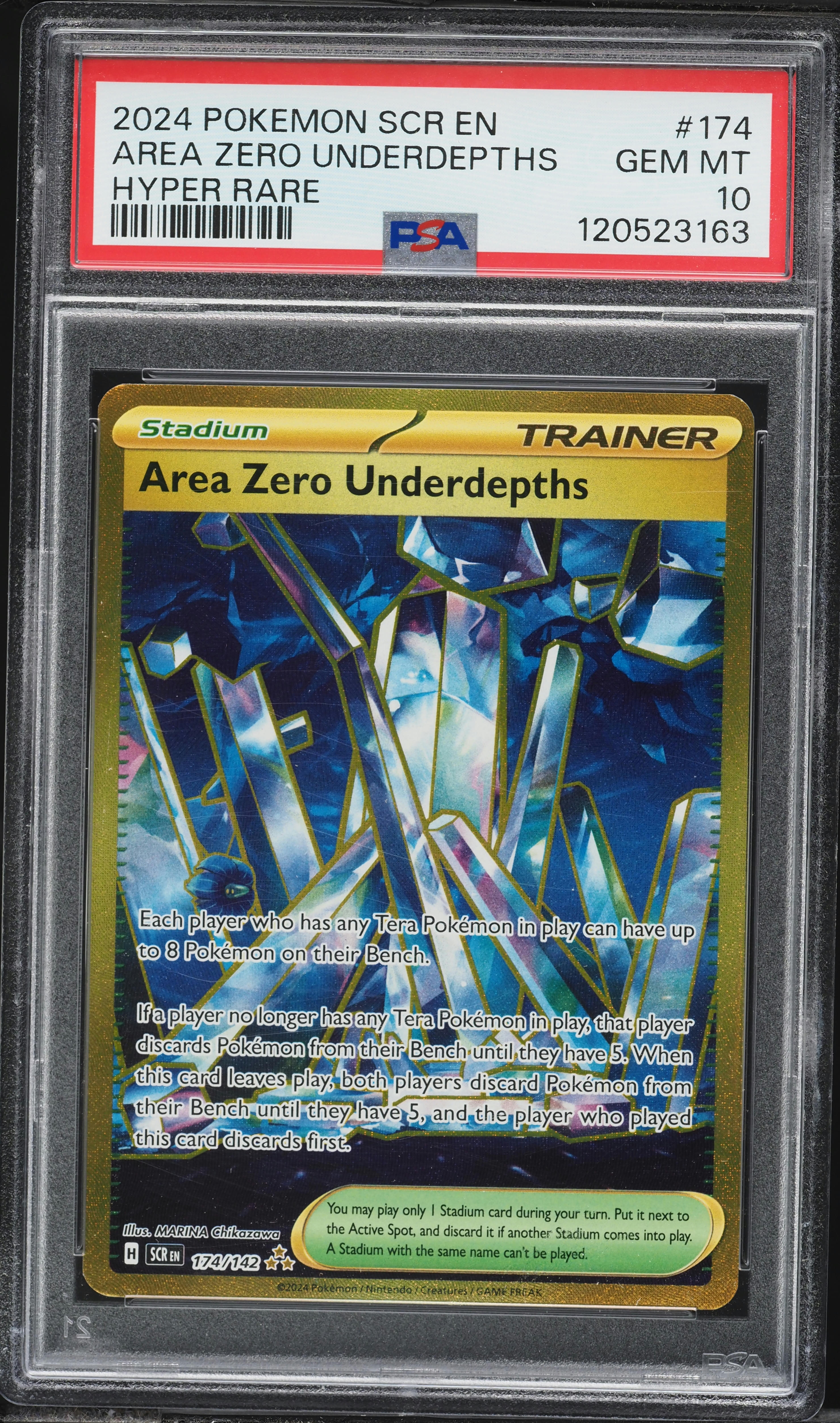174 142 pokemon card Area Zero Underdepths (174/142) [Scarlet & Violet: Stellar Crown] – L.A.  Mood Comics and Games main image 1