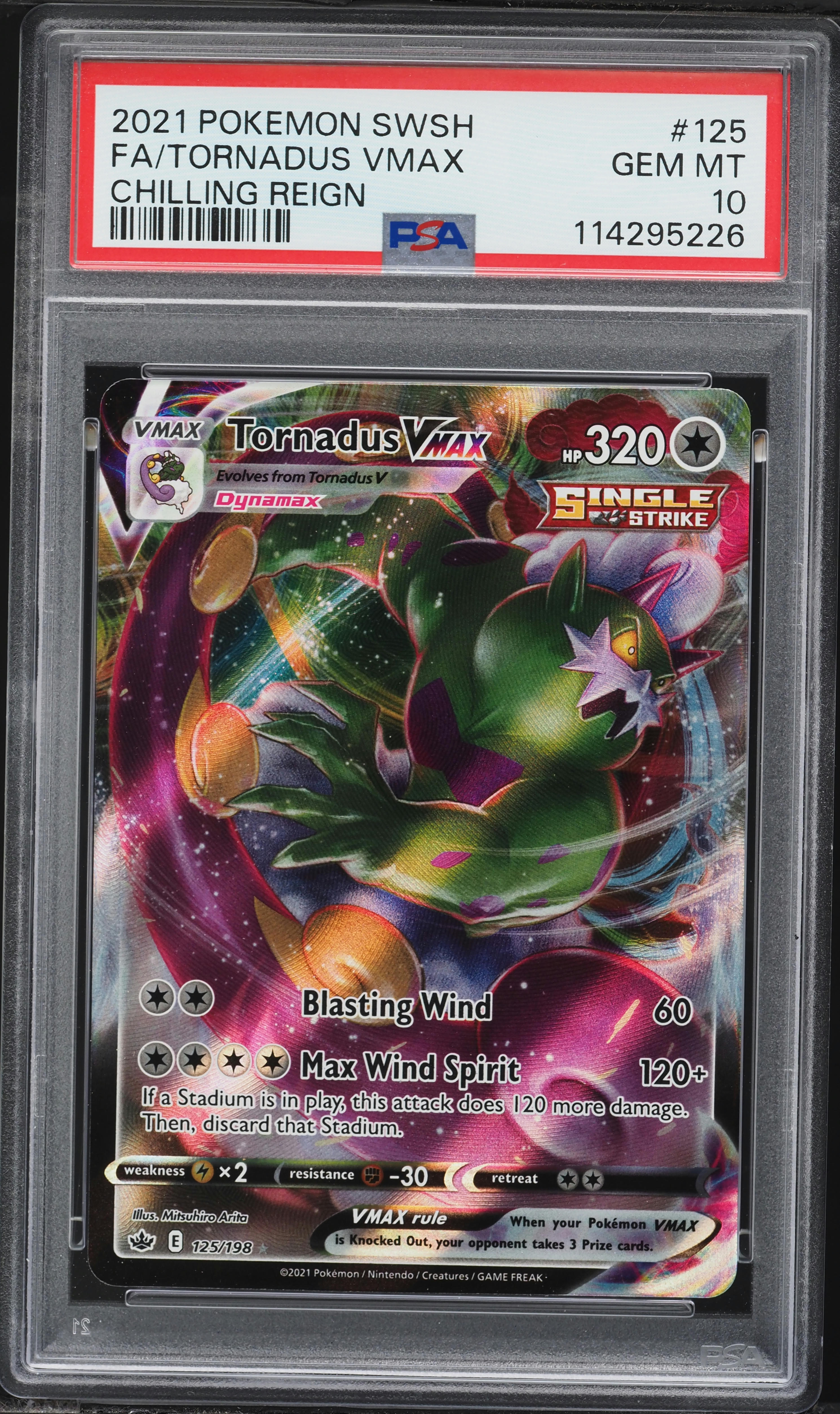 tornadus vmax pokemon card value - SWSH06: Chilling Reign [ULTRA RARE] Colorless Rule Tornadus VMAX Ultra Rare -