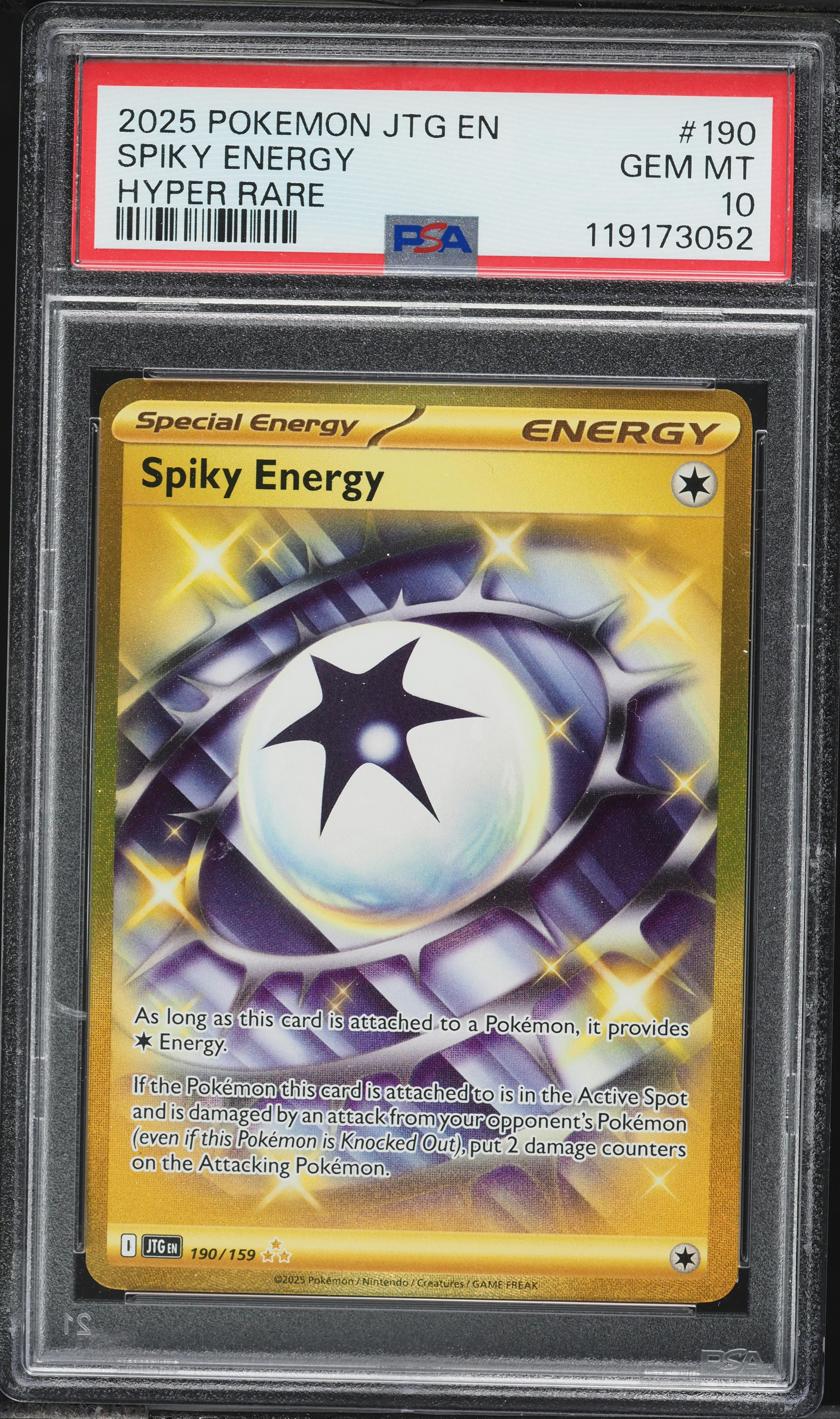 2025 Pokemon Scarlet & Violet Journey Together Gold Rare Spiky