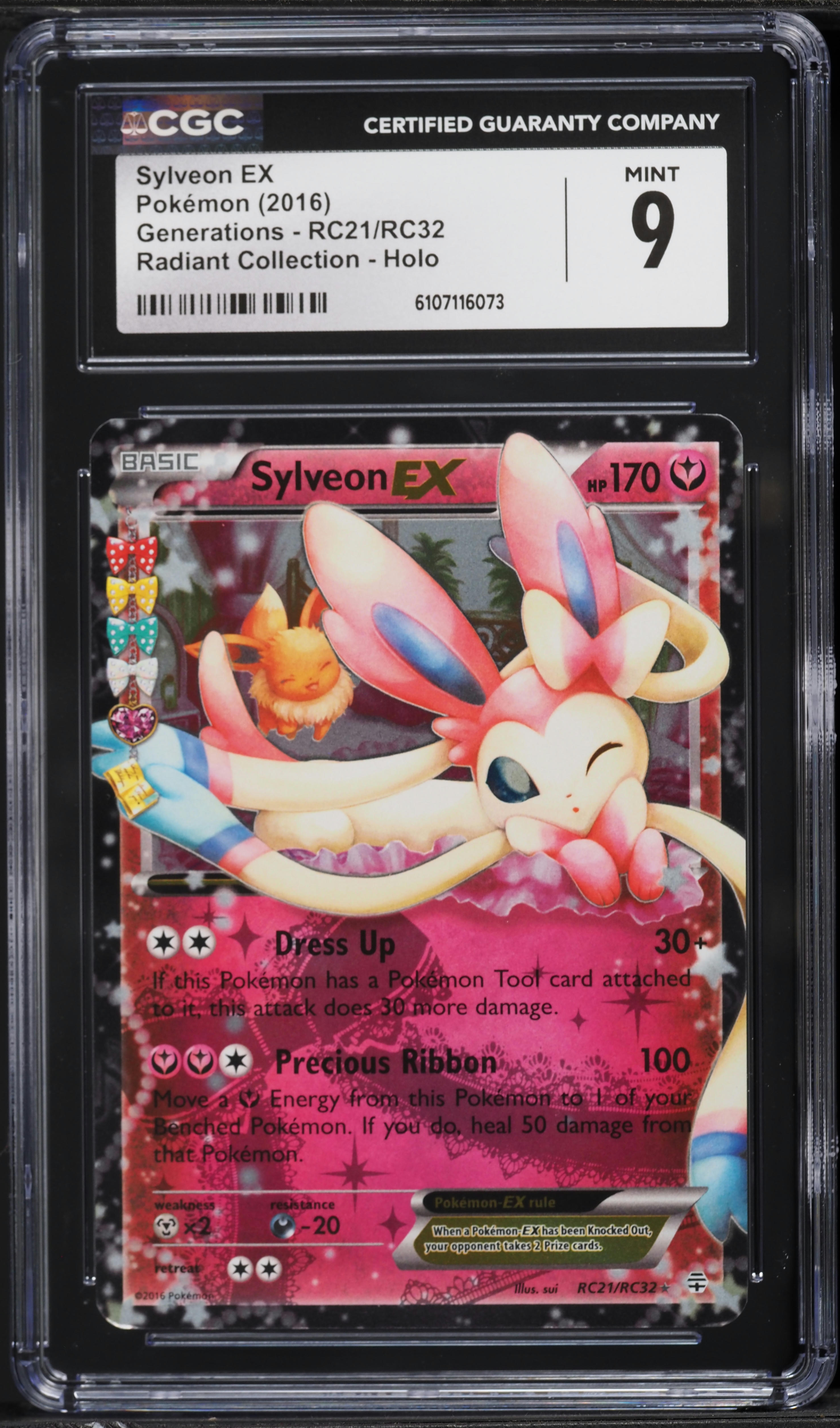 2016 Pokemon XY Generations Radiant Collection Holo Sylveon EX
