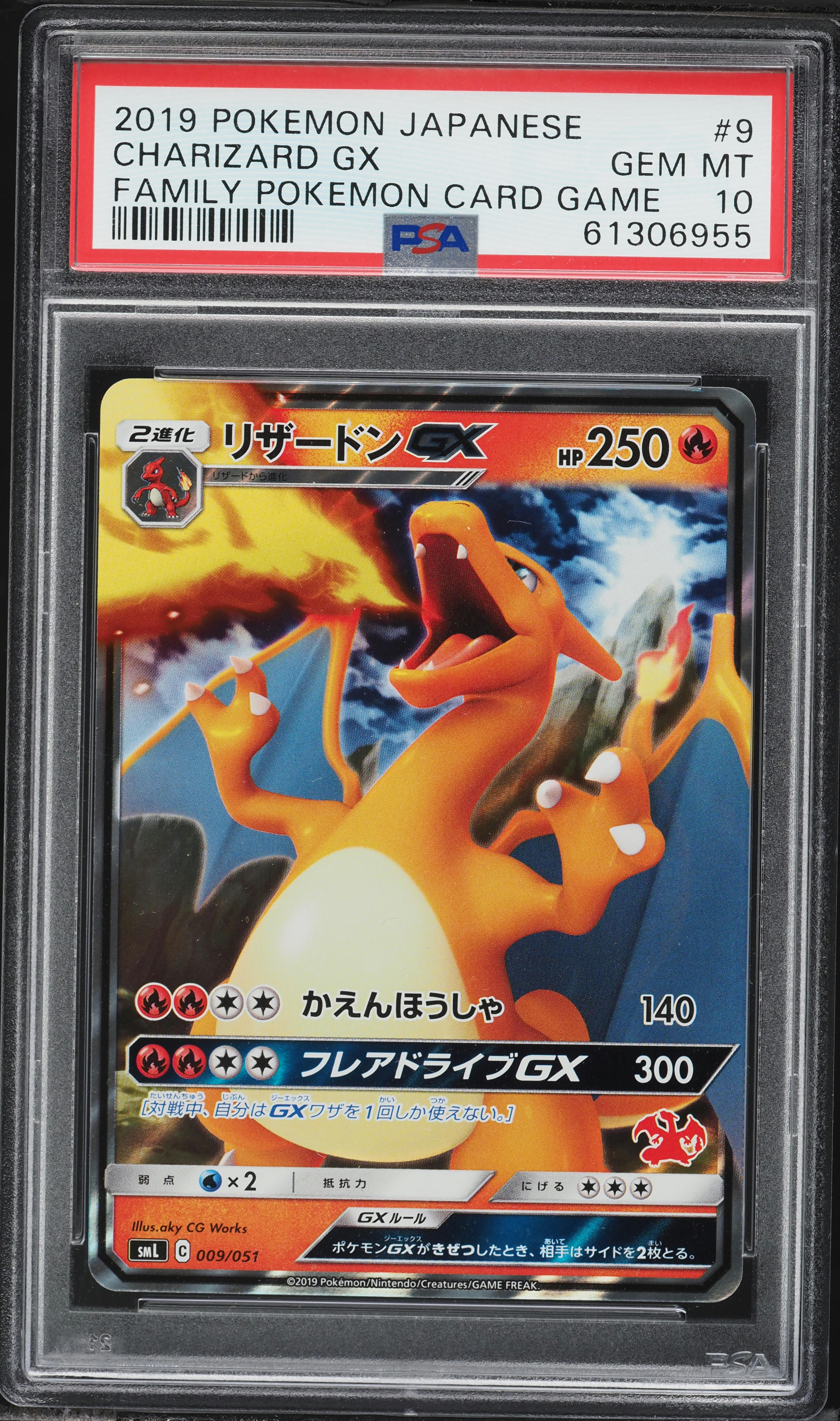 2019 Pokemon Japanese Sun & Moon Family Card Game Charizard GX #9