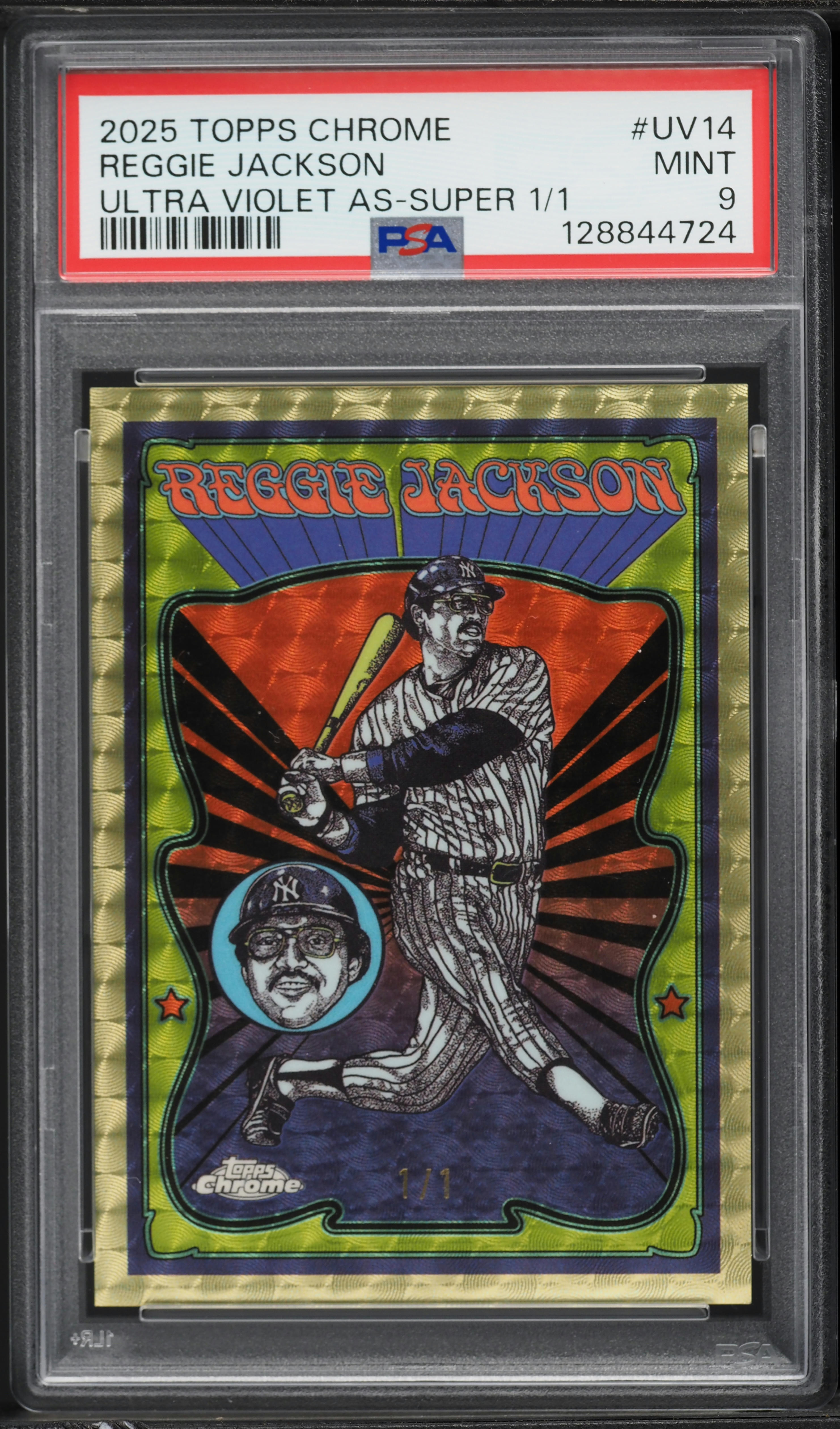 2025 Topps Chrome Ultra Violet All Stars Superfractor Reggie