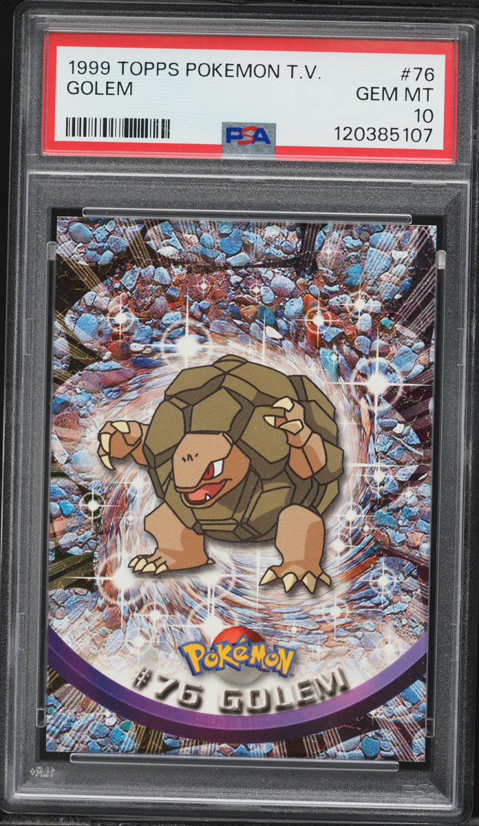 1999 Pokemon Topps Series 1 Golem #76 PSA 10 GEM MINT