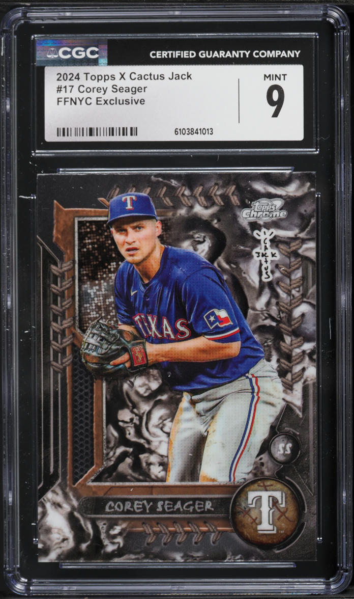 2024 Topps X Cactus Jack FFNYC Exclusive Corey Seager #17 CGC 9