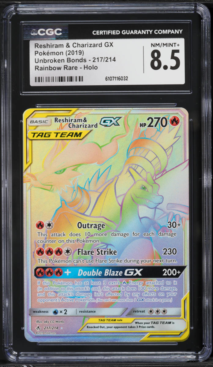 pokemon card charizard and reshiram gx Reshiram & Charizard GX UR 220/173 GOLD RARE SM12a Japanese Mint –  japanmaster