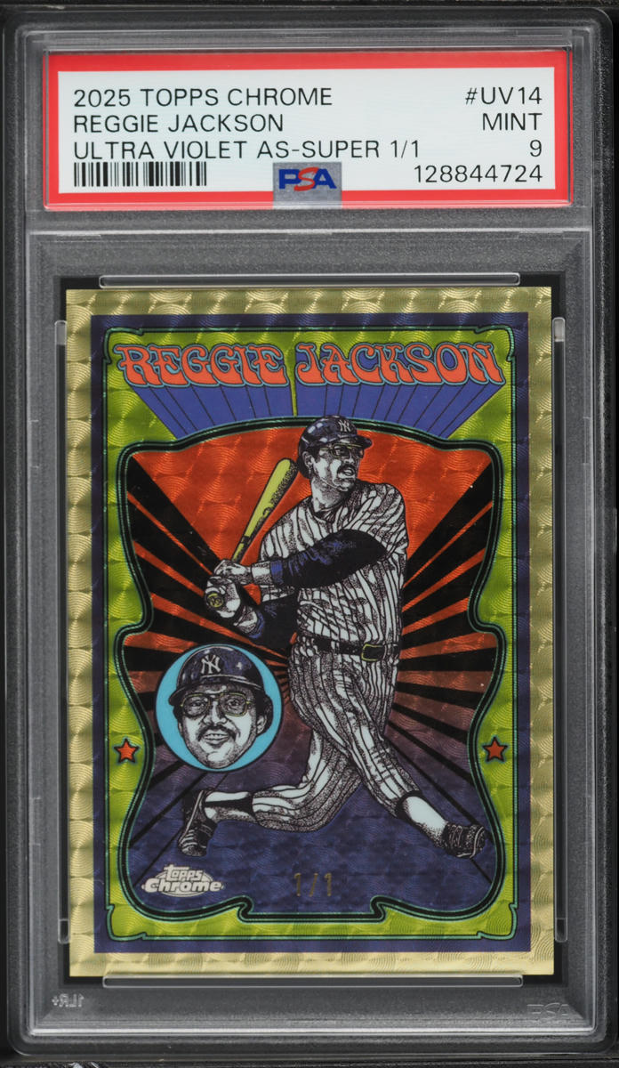2025 Topps Chrome Ultra Violet All Stars Superfractor Reggie