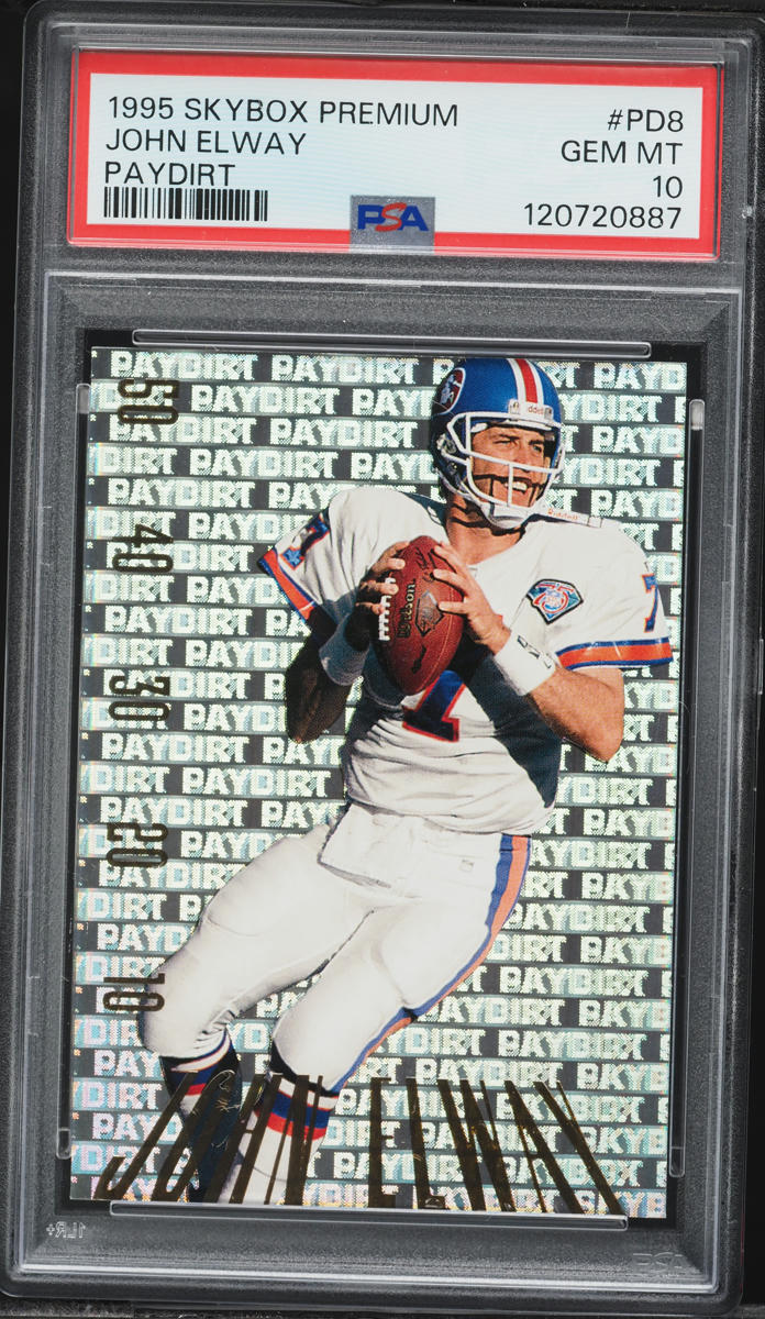 1995 Skybox Premium Paydirt John Elway #PD8 PSA 10 GEM MINT