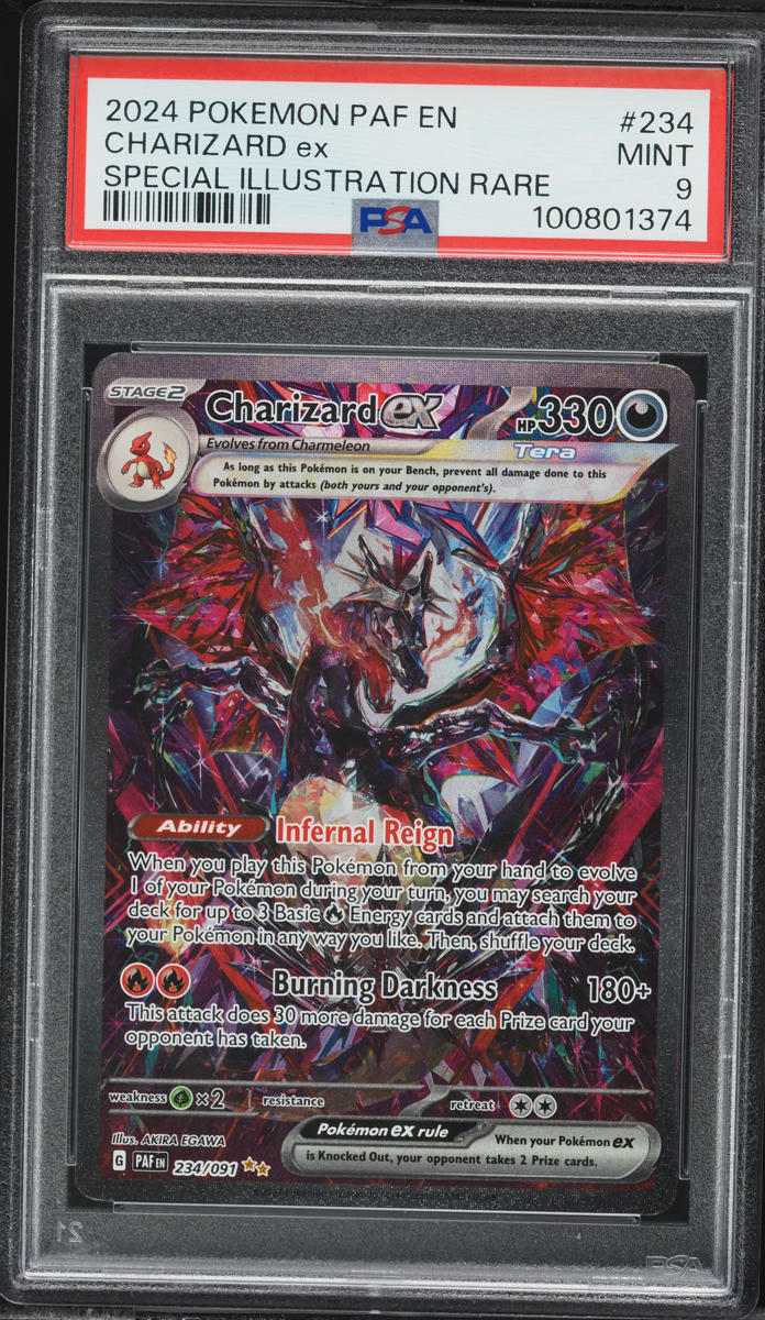 2024 Pokemon Scarlet & Violet Paldean Fates SIR Charizard EX #234 PSA 9 MINT
