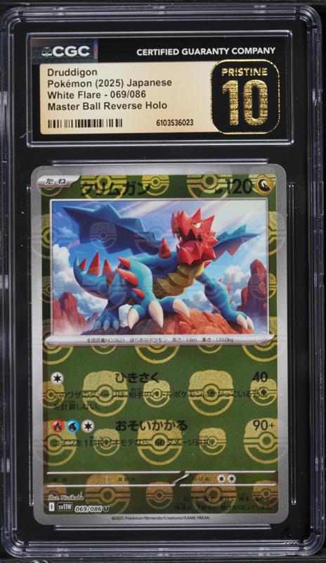 2022 Pokemon SWSH Silver Tempest Full Art Druddigon #TG09 CGC 8 NM-MT on Fanatics Collect 2022 Pokemon SWSH Silver Tempest Full Art Druddigon #TG09 CGC 8 NM-MT on Fanatics Collect