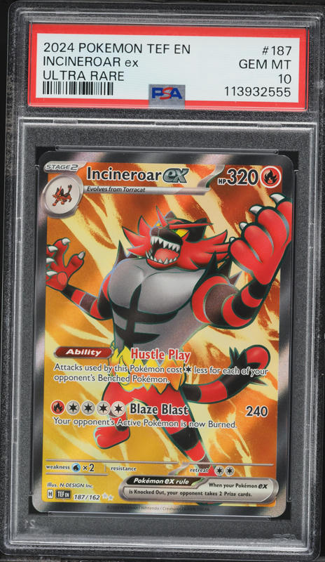 shiny incineroar pokemon card Amazon.com: Pokemon – Incineroar ex 187/162 main image 0