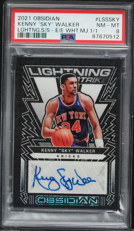 2021 Panini Obsidian Lightning Strike Electric Etch White Mojo