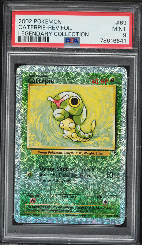 2002 Pokemon Legendary Collection Reverse Holo Vulpix #98 PSA 9