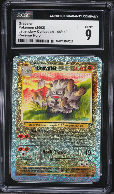 2005 Pokemon Japanese Mirage Forest 1st Edition Graveler #051 CGC