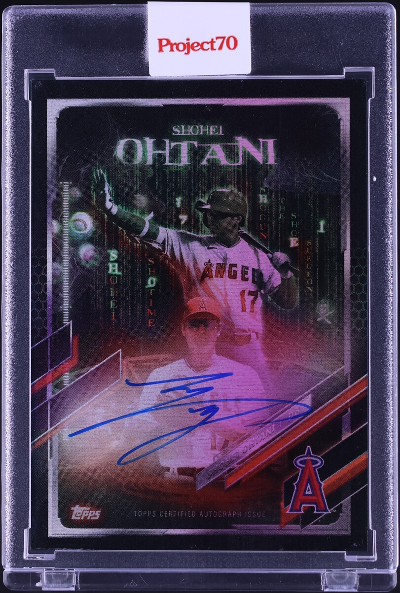 2021 Topps Project 70 By The Shoe Surgeon Rainbow Foil Shohei