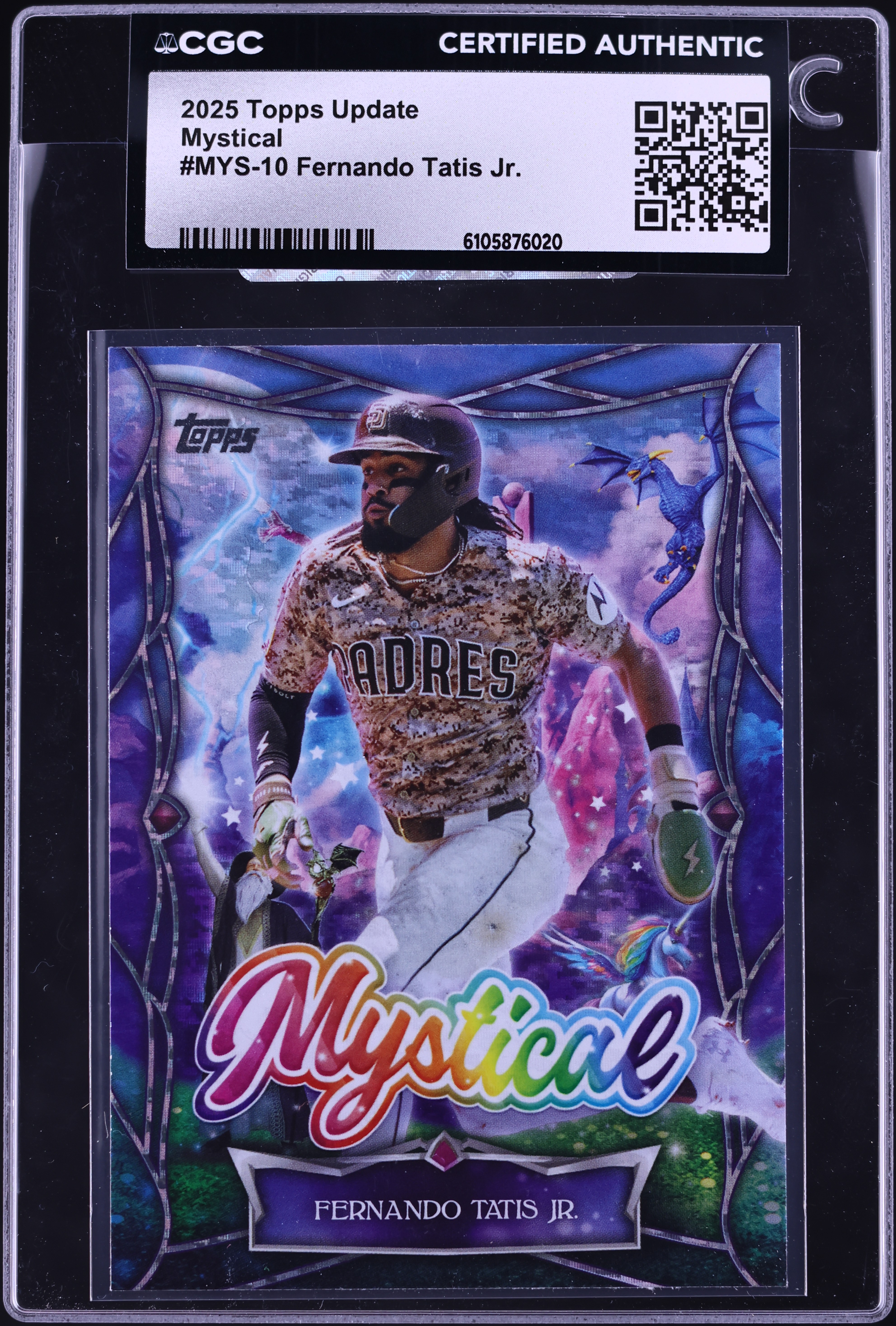 2025 Topps Update Mystical Fernando Tatis Jr. #MYS-10 CGC AUTH on 