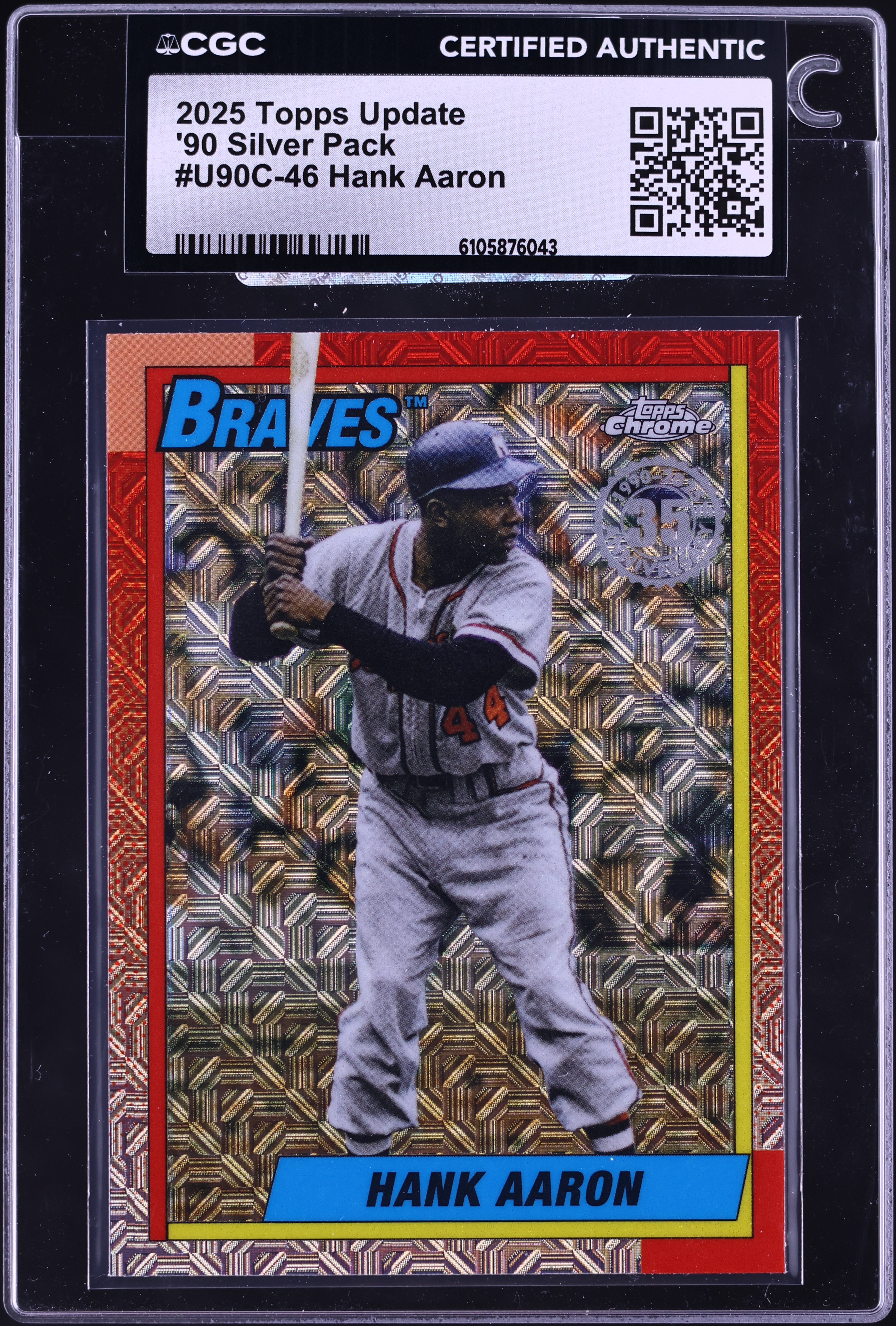 hank aaron holographic card Amazon.com: 1991 Upper Deck Hank Aaron Braves Holofoil Baseball Card #HH1 :  Collectibles & Fine Art main image 0