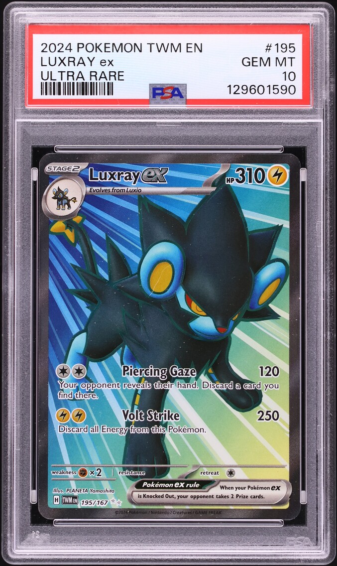 pokemon card luxray ex - 068/167 this Super Rare Stage 2 card is highly sought after by collectors of the Japanese Scarlet Luxray ex - 068/167 -
