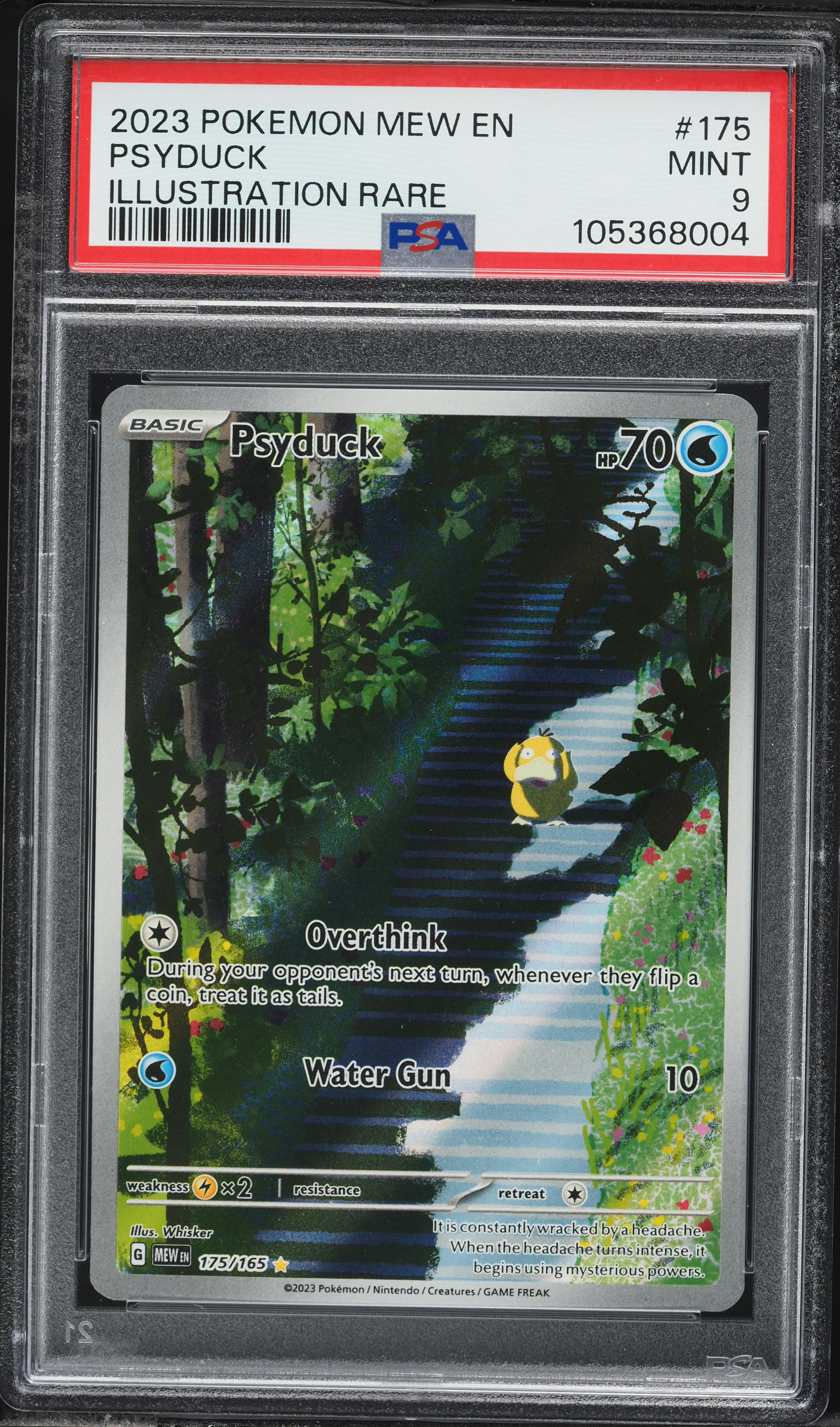 2023 Pokemon Scarlet & Violet 151 IR Psyduck #175 PSA 9 MINT on