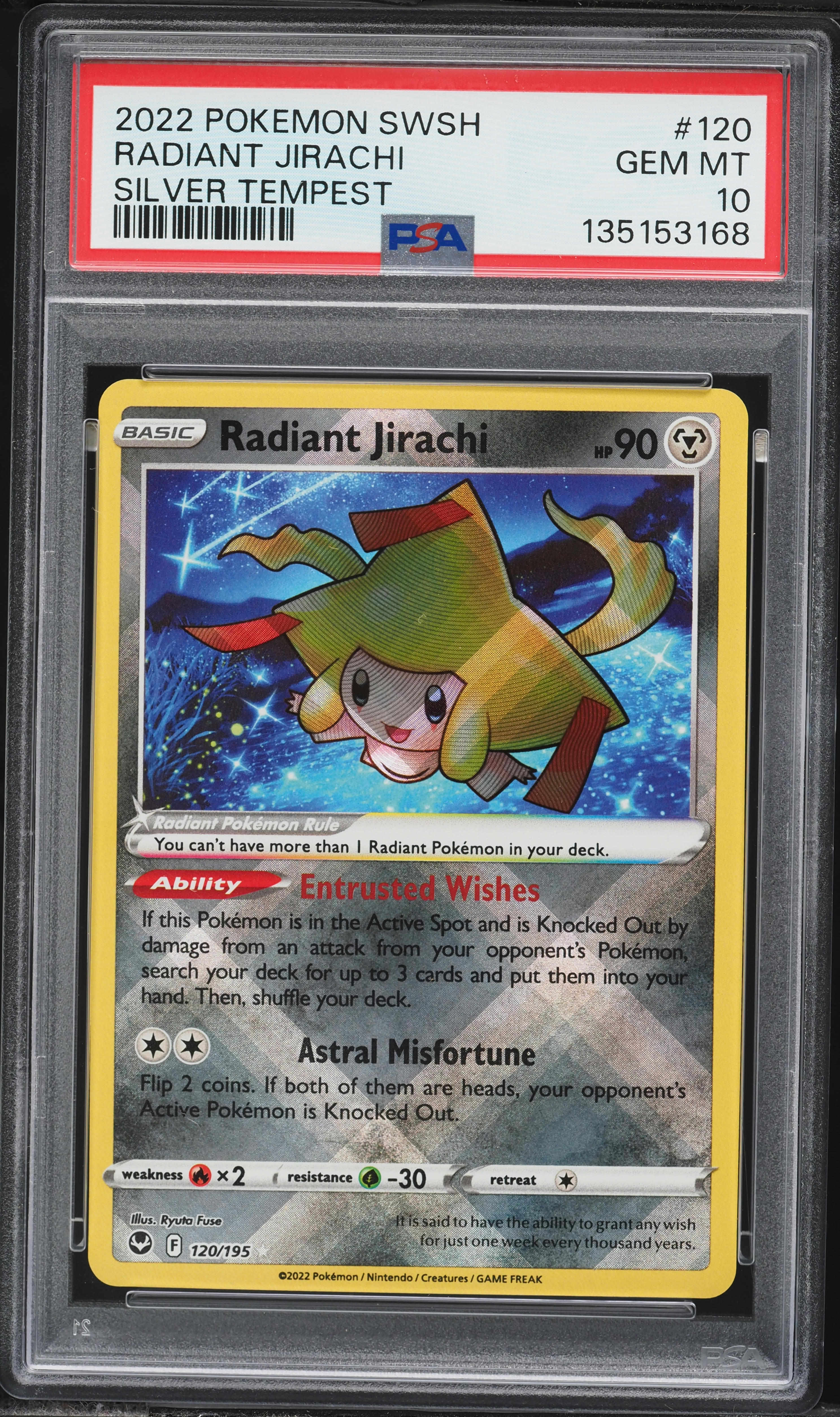 radiant jirachi pokemon card value Radiant Jirachi (120/195) – GoldenFishGames main image 0