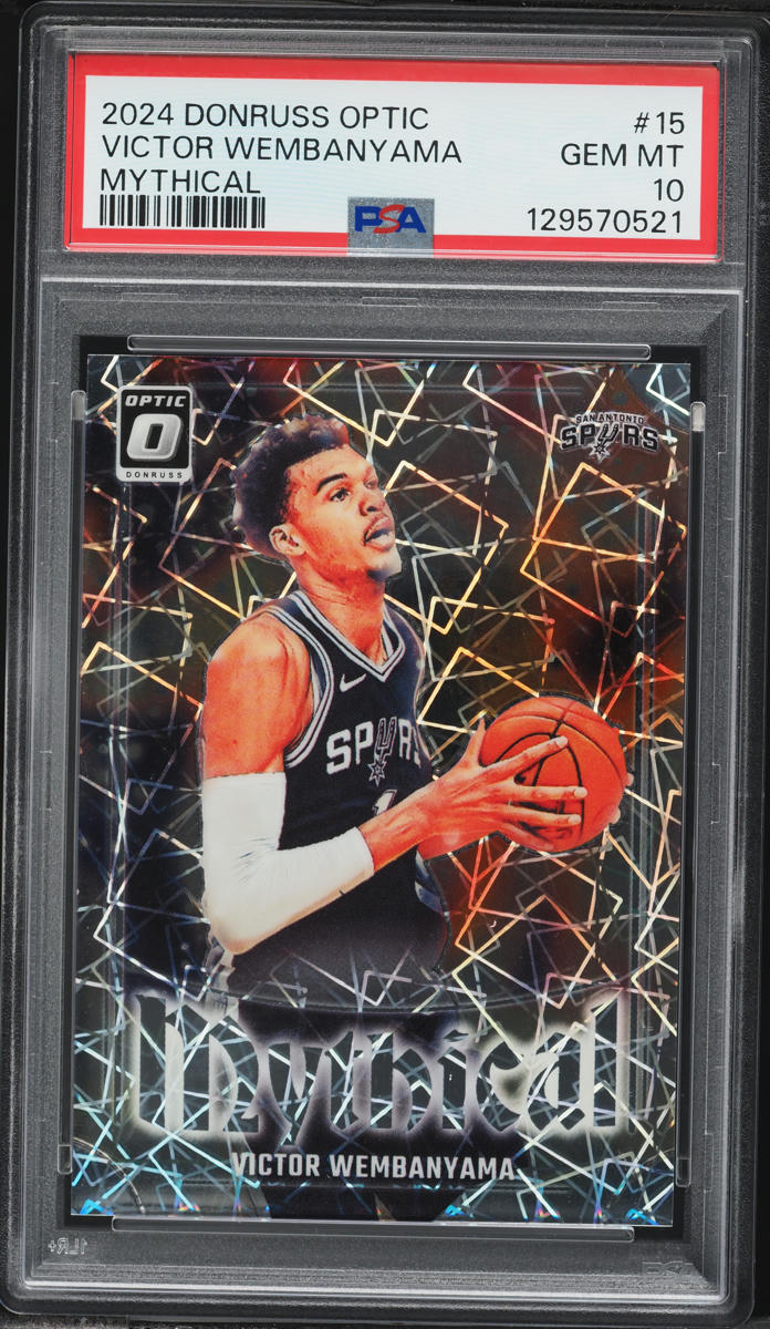 2024 Donruss Optic Mythical Victor Wembanyama #15 PSA 10 GEM MINT