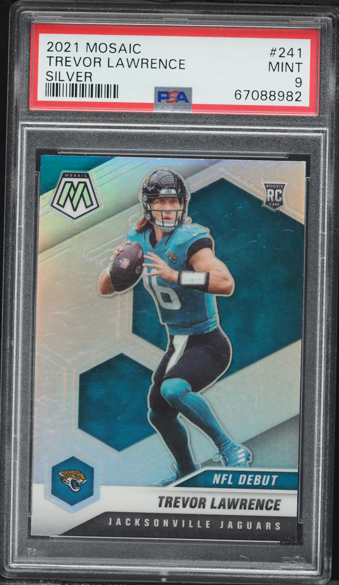 2021 Panini Mosaic Silver Trevor Lawrence ROOKIE #241 PSA 9 MINT