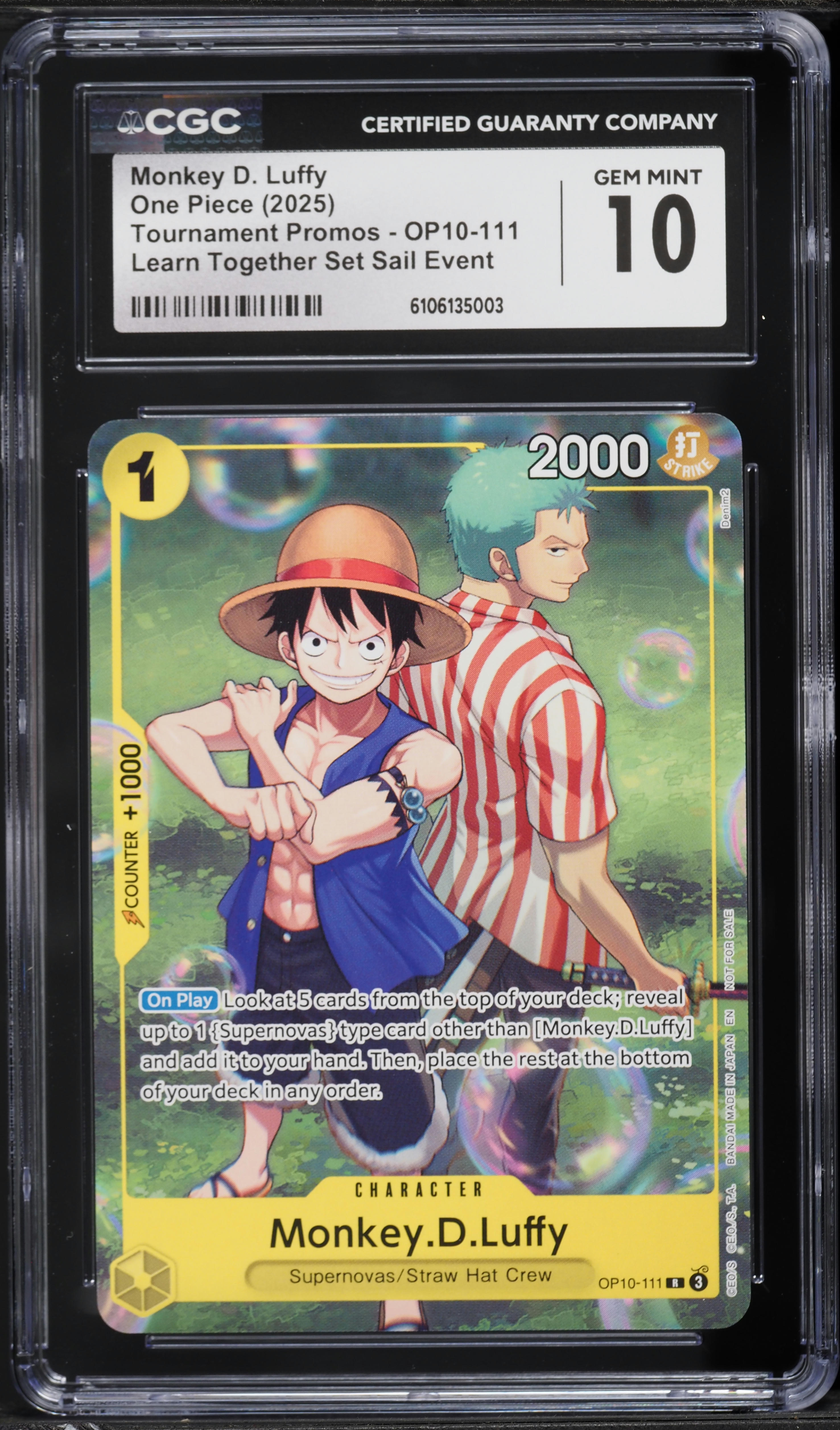 2025 One Piece Tournament Promo Learn Together Set Sail Event