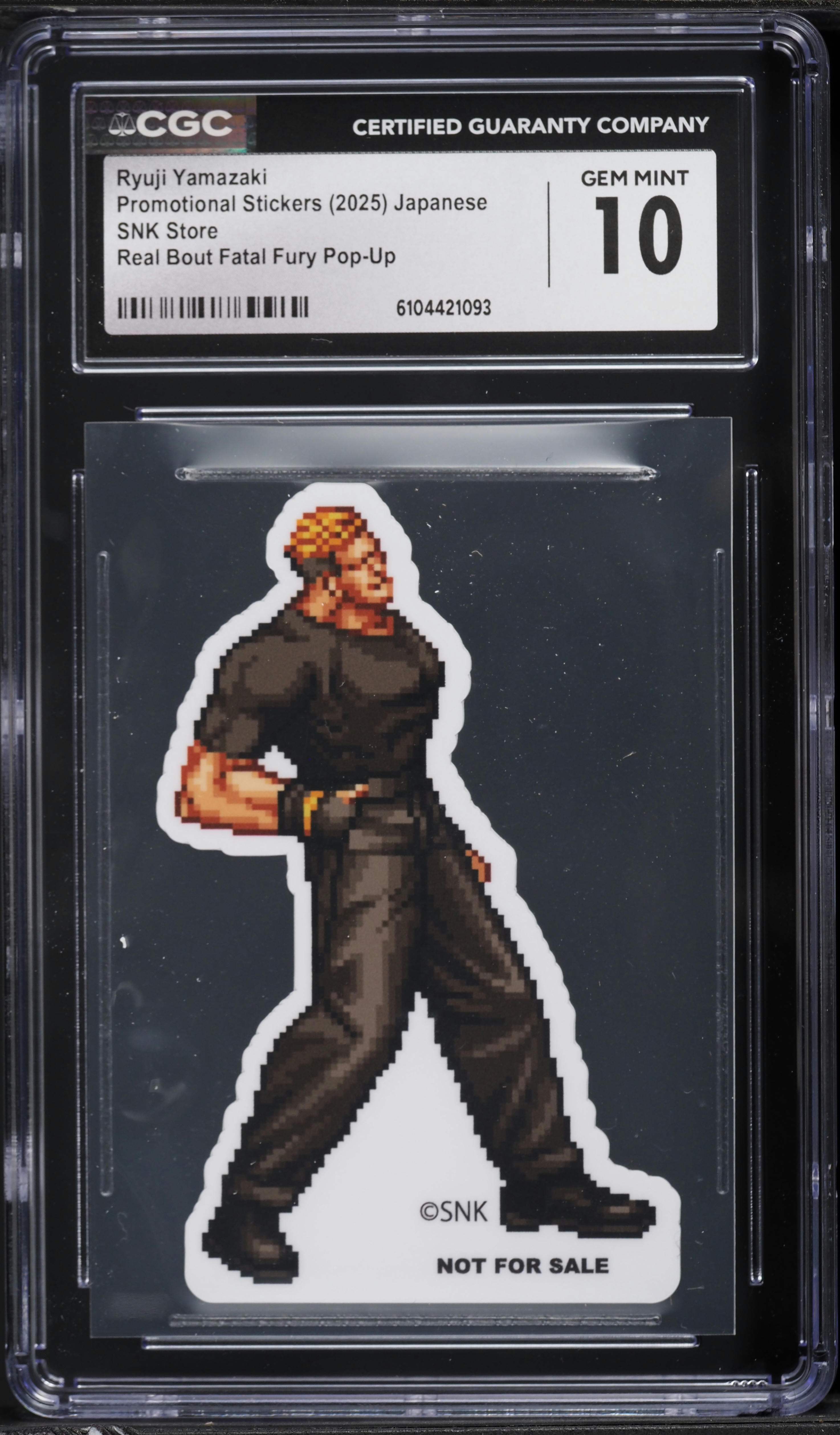 2025 Promotional Stickers SNK Store Real Bout Fatal Fury Pop-Up