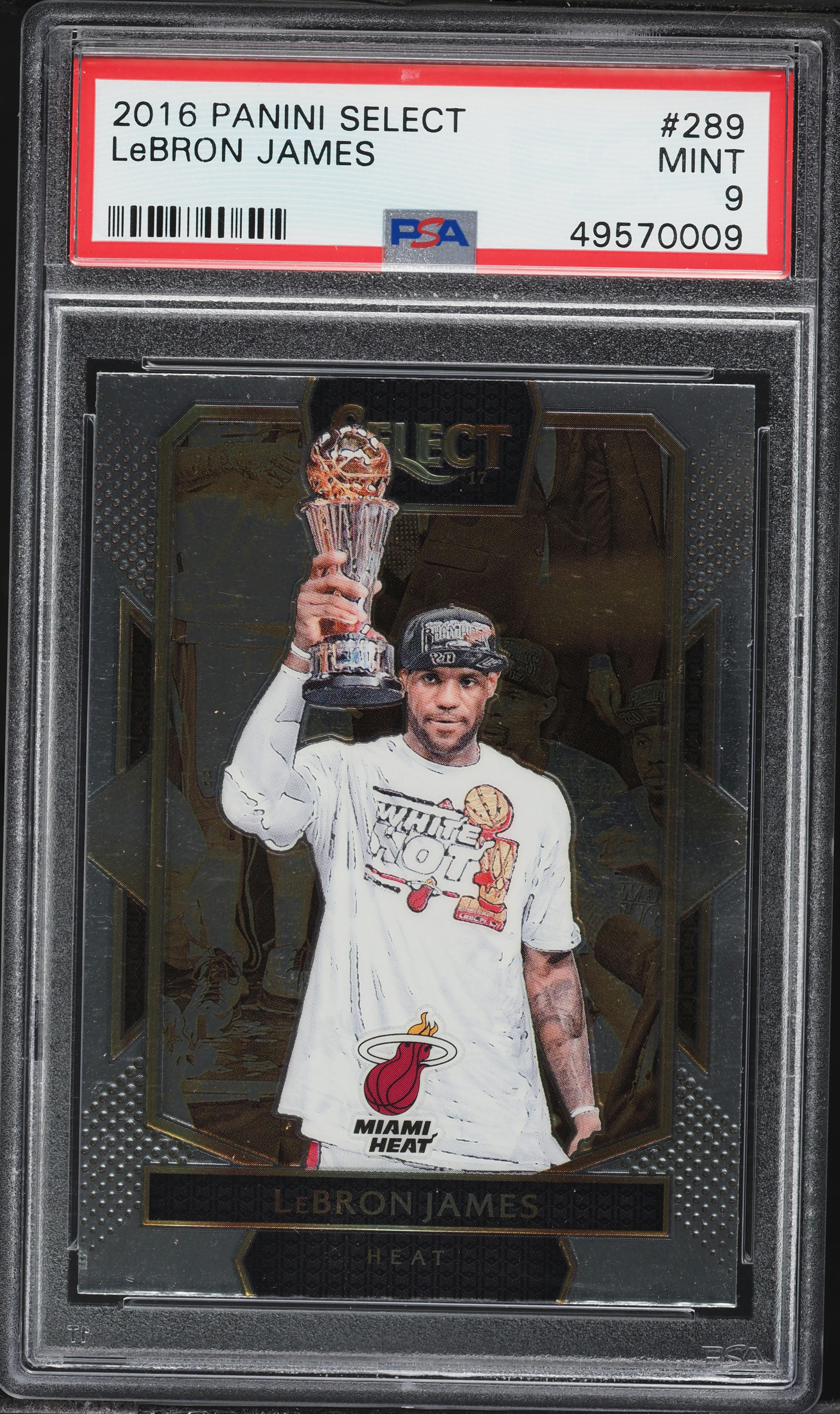 2016 Select Basketball LeBron James #289 PSA 9 MINT on Fanatics