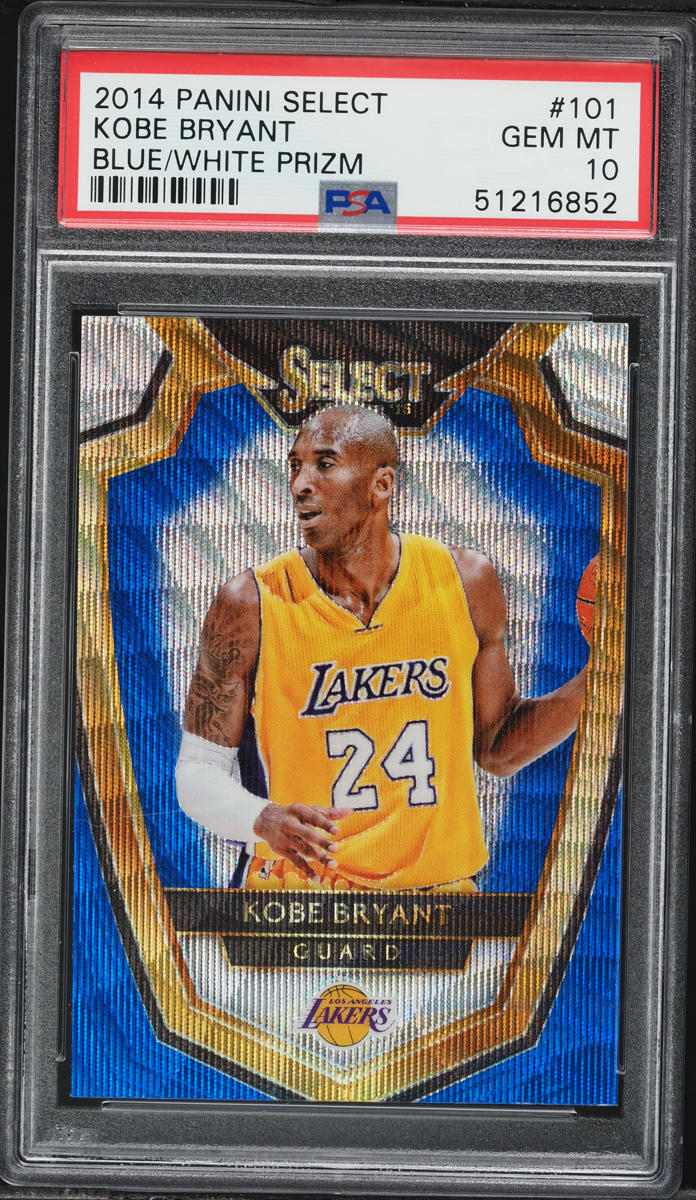 2014 Select Blue Silver Prizm Kobe Bryant #101 PSA 10 GEM MINT
