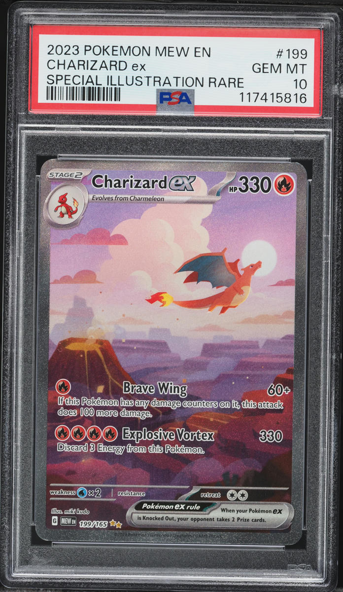 2023 Pokemon Scarlet & Violet 151 SIR Charizard ex #199 PSA 10 GEM MINT