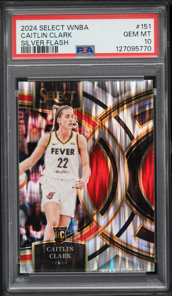2024 Select Premier WNBA Premier Silver Flash Caitlin Clark ROOKIE #151 PSA 10 GEM MINT