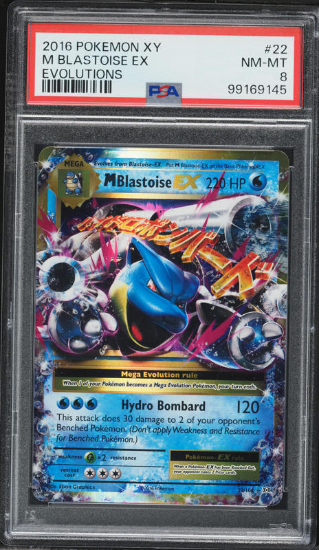 2016 Pokemon XY Evolutions Holo M Blastoise EX #22 PSA 10 GEM MINT on  Fanatics Collect