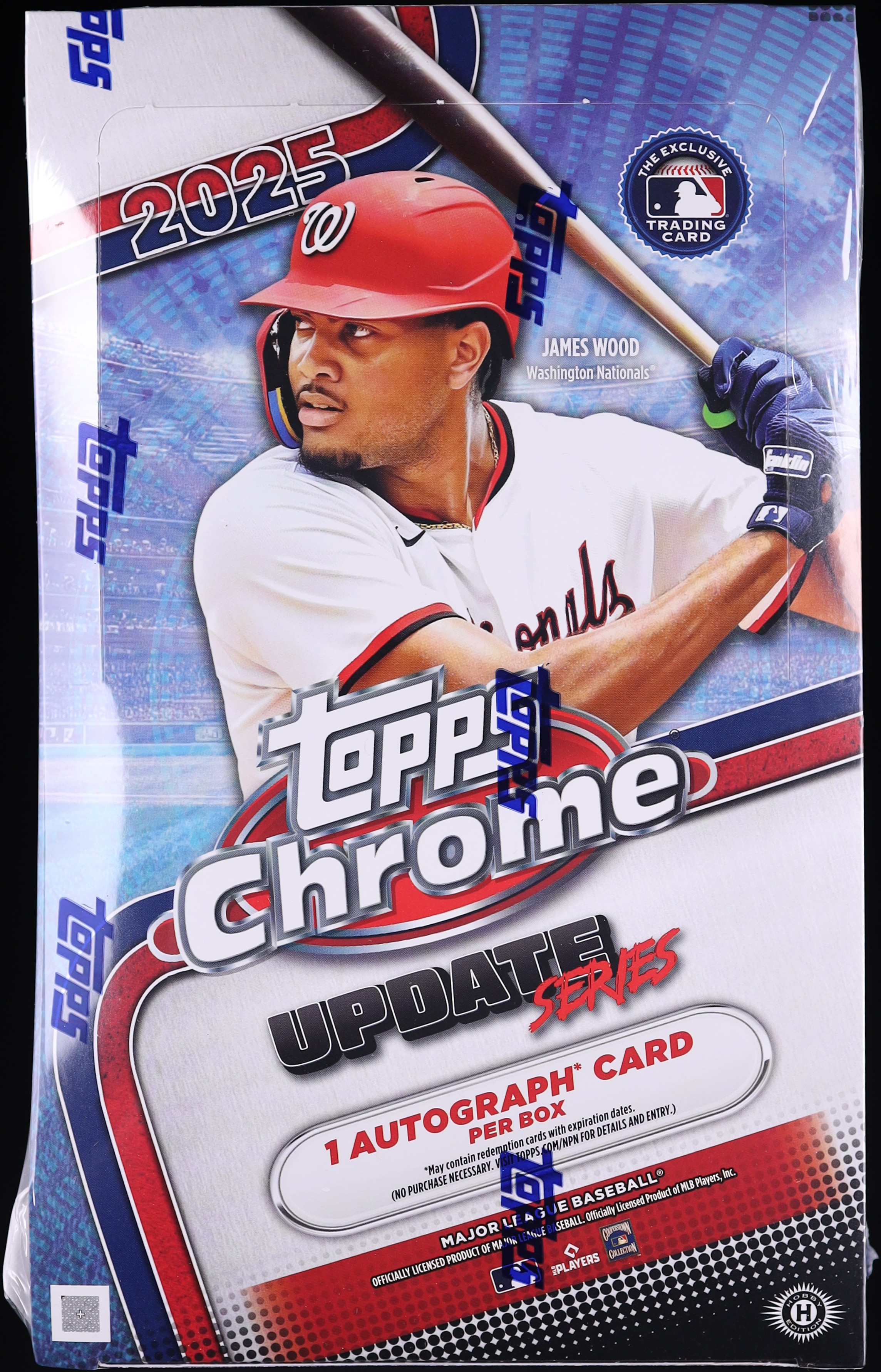 2025 Topps Chrome Update Series Baseball Sealed Hobby Box, 7ct