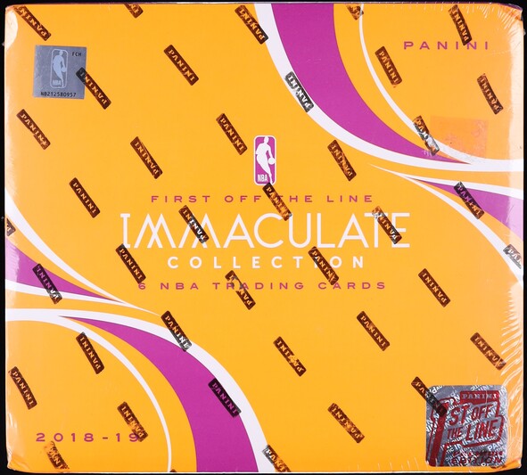 2018 Immaculate Collection Basketball FOTL Sealed Hobby Box, 6ct Cards