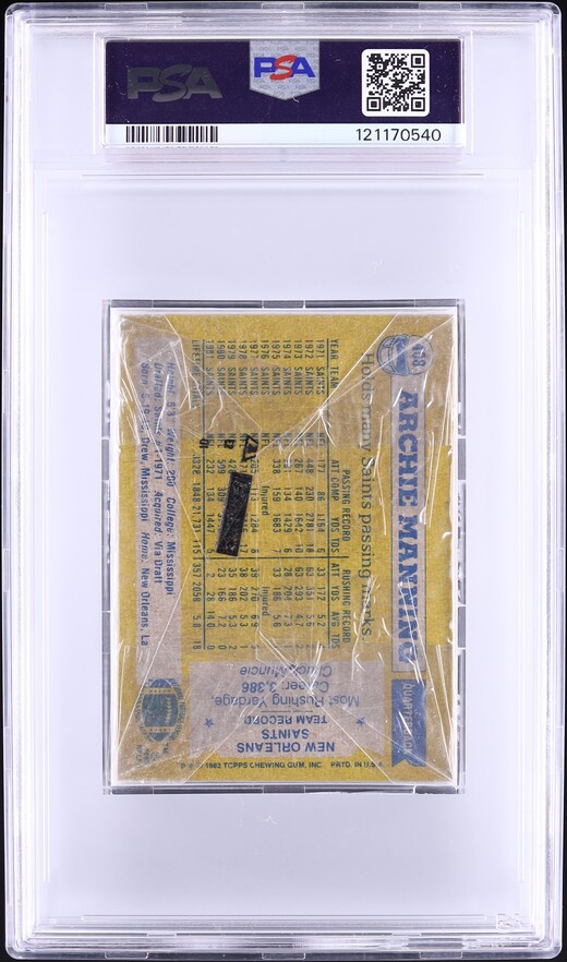 1982 Topps Football Cello Pack PSA 10 GEM MINT