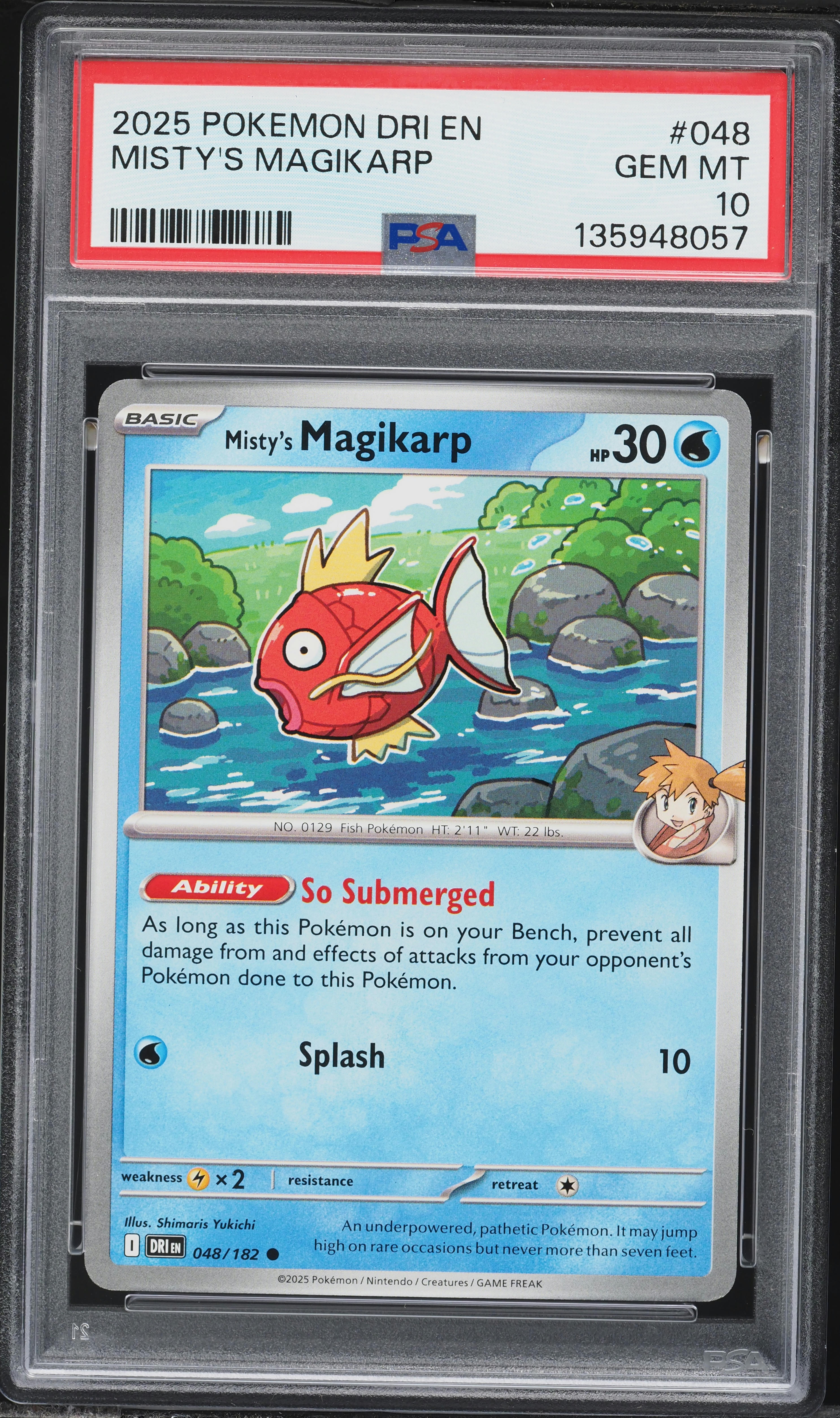 ★PSA10★【コイキング/タルカ】2025 MAGIKARP 2025 Pokemon Destined Rivals Misty's Magikarp #048 PSA 10 GEM MINT
