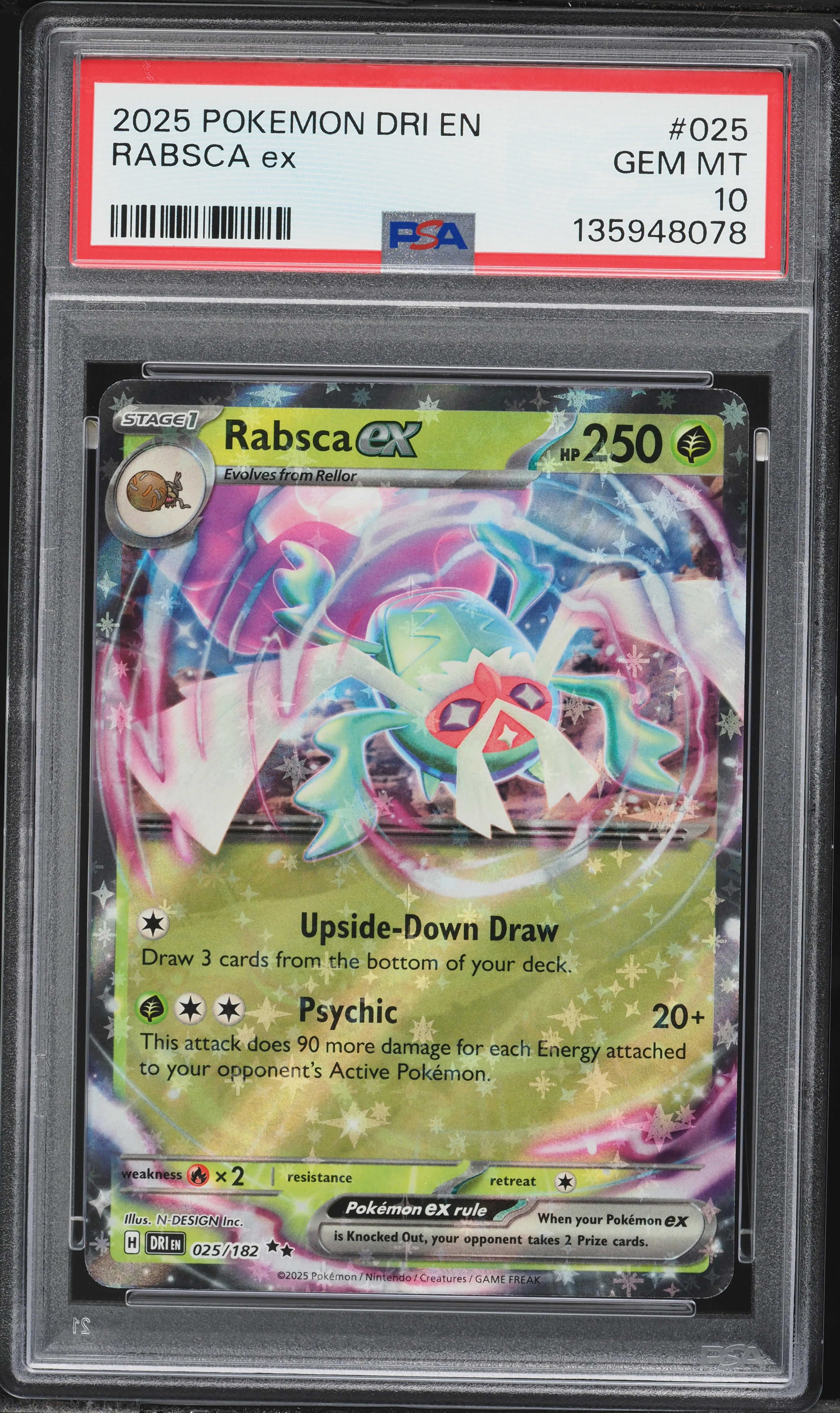 rabsca pokemon card price (9/106) - Super Electric Breaker (sv8) Weakness / Resistance / Retreat Cost Rabsca 2023 Japanese Scarlet &