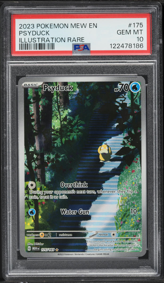 2023 Pokemon Scarlet & Violet 151 IR Psyduck #175 PSA 10 GEM MINT