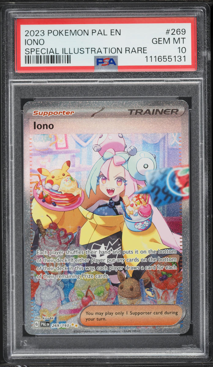 2023 Pokemon Scarlet & Violet Paldea Evolved SIR Iono #269 PSA 10 GEM MINT
