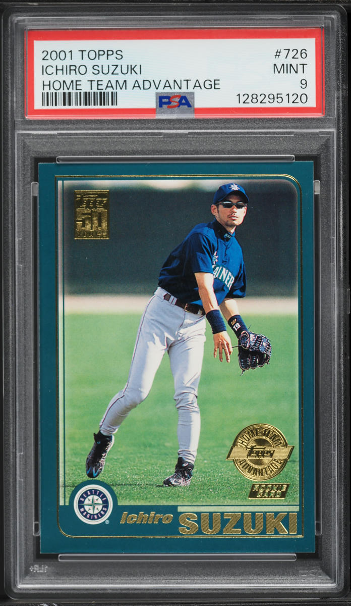 2001 Topps Home Team Advantage Ichiro ROOKIE #726 PSA 9 MINT