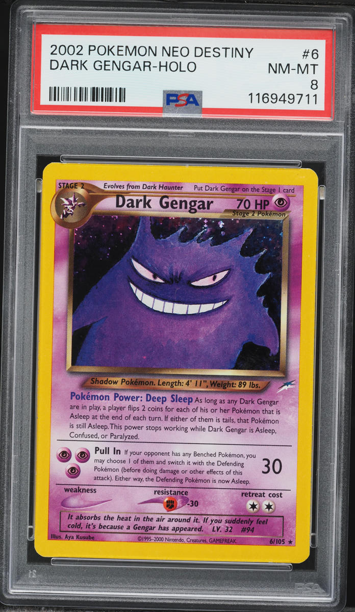 2002 Pokemon Neo Destiny Dark Gengar-Holo 6