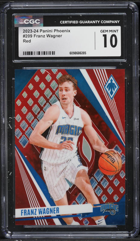 2023 Panini Phoenix Red Franz Wagner /199 #209 CGC 10 GEM MINT on