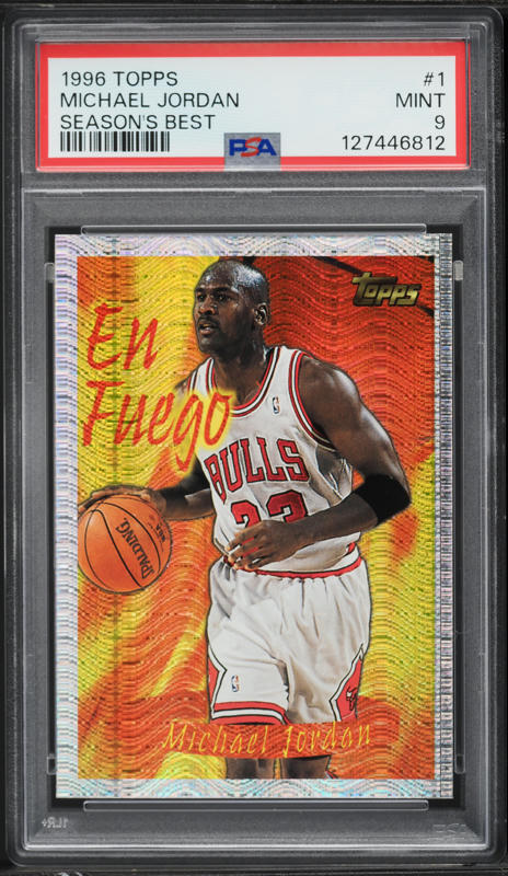 1996 Ultra Platinum Medallion Michael Jordan #P-280 PSA 9 MINT on