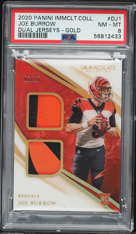 その他 Joe Burrow RC Auto panini 2020 Panini Flawless Emerald Joe Burrow RC PATCH AUTO DNA 10 /5