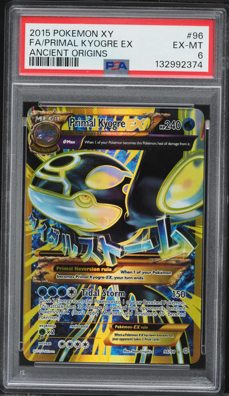 2015 Pokemon Art Academy Competition Mireil Primal Kyogre EX PSA 9