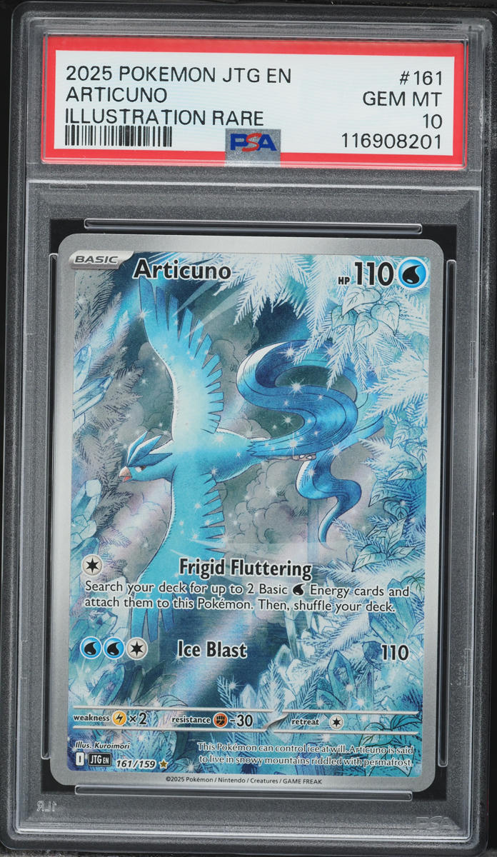 2025 Pokemon Scarlet & Violet Journey Together IR Articuno #161 PSA 10 GEM MINT