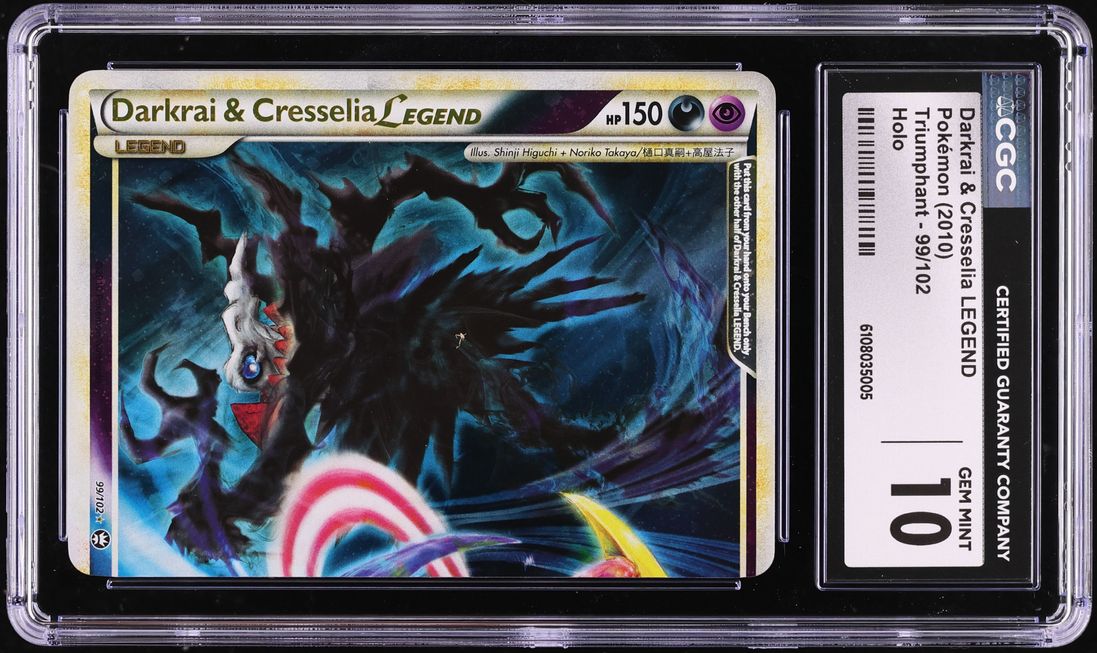 2010 Pokemon HeartGold & SoulSilver Triumphant Holo Darkrai