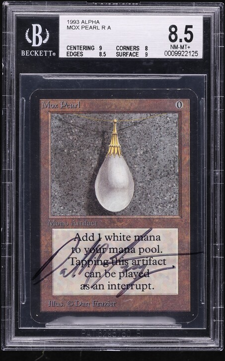 1993 Magic The Gathering MTG Alpha Mox Pearl R A BGS 9.5 GEM MINT